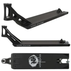 AO Worldwide Pro Scooter Deck - Black 5.8 X 21.5