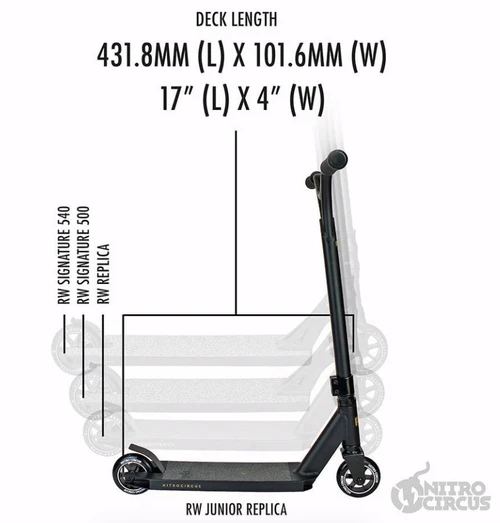 Nitro Circus R Willy "JUNIOR" Signature Replica Scooter-Black 5 Nitro Circus R Willy "JUNIOR" Signature Replica Scooter-Black - Image 3