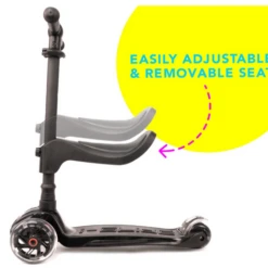 I-Glide 3 Wheel Scooter (with Removable Seat) - Red