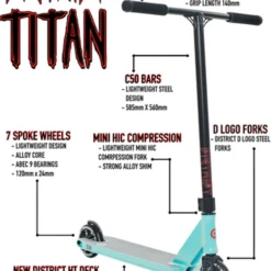 District Titan Pro Scooter Complete - Raw/Black -Citizen shop Screen Shot 2022 09 08 at 5.19.47 PM 16440.1662679214