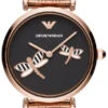 EMPORIO ARMANI Gianni T-Bar 32MM Black Dial Women's Watch AR11206 -Citizen shop armani emporio watches emporio armani gianni t bar 32mm black dial womens watch ar11206 65304.1653073464