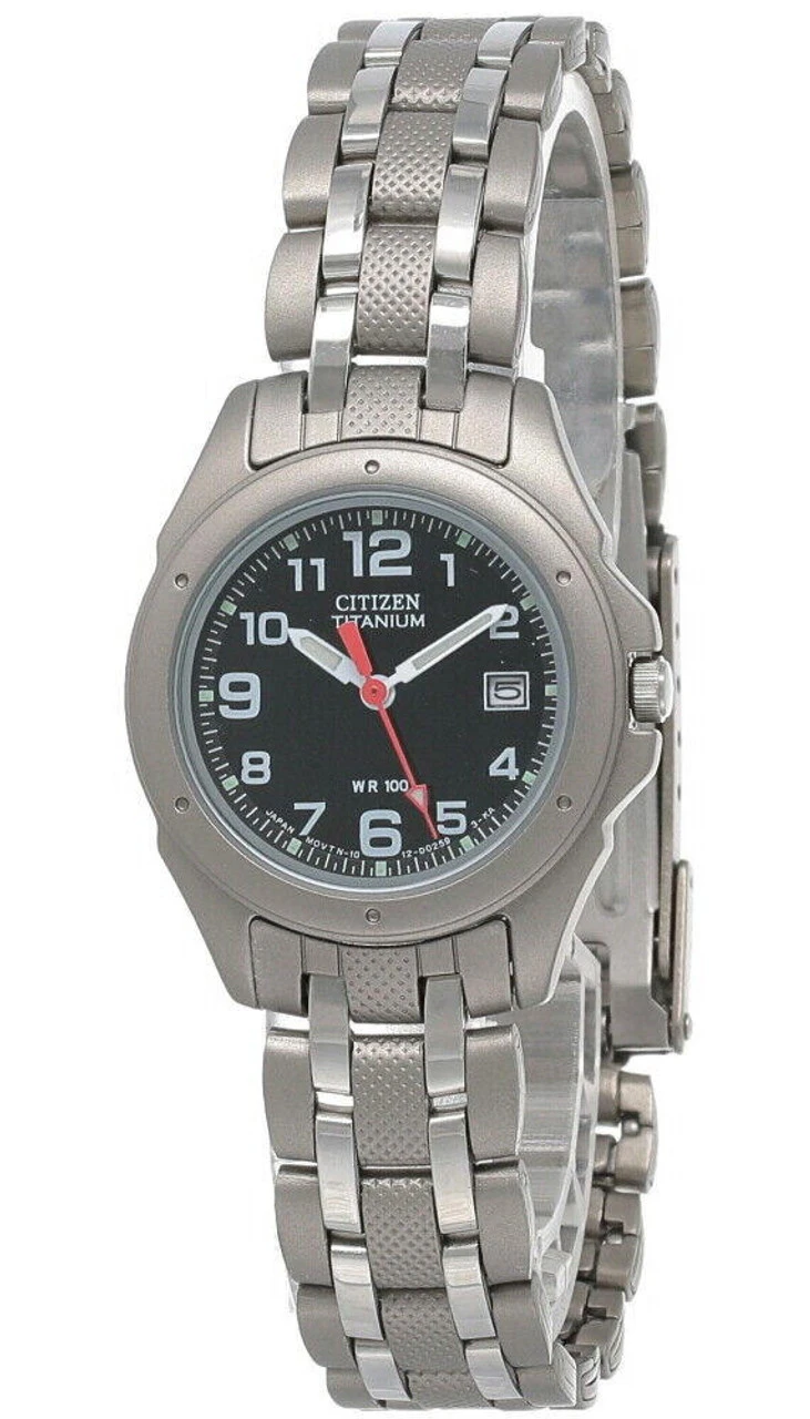 CITIZEN Black Dial Titanium Women's Watch EU1060-52A 3 CITIZEN Black Dial Titanium Women's Watch EU1060-52A