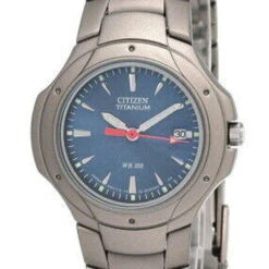 Citizen shop 10 CITIZEN Blue Dial Titanium Women's Watch EU1390-58L
