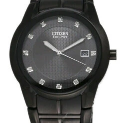 CITIZEN Eco-Drive Black Dial Black Ion-plated SS Men's Watch BM6675-52G