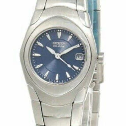 CITIZEN Eco Drive Blue Dial SS Women's Watch EW0130-51M