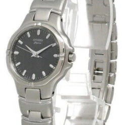 CITIZEN Elegance Black Dial Stainless Steel Women's Watch EK6680-53EZ