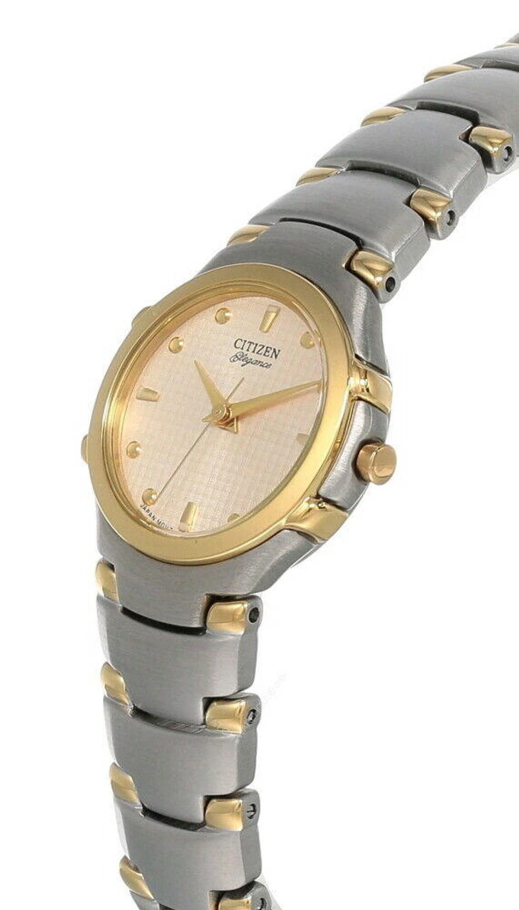 Citizen Elegance Gold Dial Stainless Steel Women's Watch EK6764-55PZ 4 Citizen Elegance Gold Dial Stainless Steel Women's Watch EK6764-55PZ - Image 2
