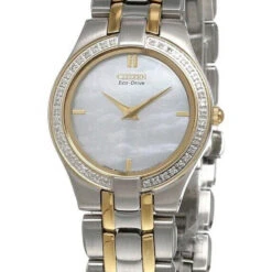 CITIZEN MOP Dial Two Tone STAINLESS STEEL Women's Watch EG3154-51D