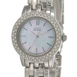 CITIZEN Silhouette Eco Drive MOP Dial SS Women's Watch EP5810-61D