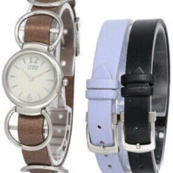 New Citizen Cream Dial 3 Set LTHR Strap Women's Watch EW9070-61A -Citizen shop citizen watches new citizen cream dial 3 set lthr strap womens watch ew9070 61a 76639.1681416829