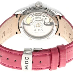 MIDO Belluna Mysterious Date 33MM Pink LTHR Women's Watch M024.207.16.036.09 -Citizen shop mido watches mido belluna mysterious date 33mm pink lthr womens watch m024.207.16.036.09 10511.1652723808