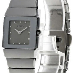 RADO Diastar Quartz Gray Dial Ceramic Women's Watch R13334122